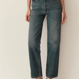 Doen Women's Straight Leg Jeans in Blue